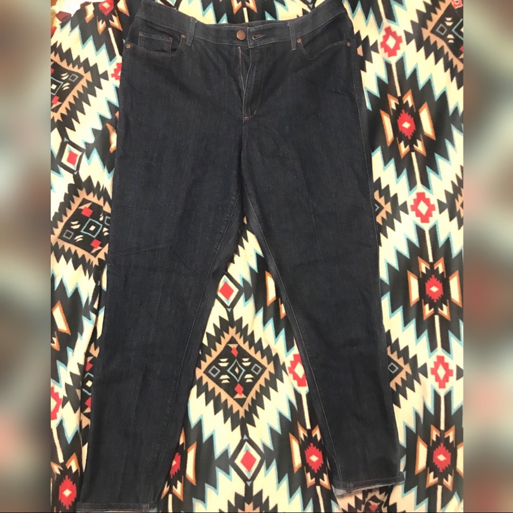 LOFT Curvy High Waist Skinny Ankle